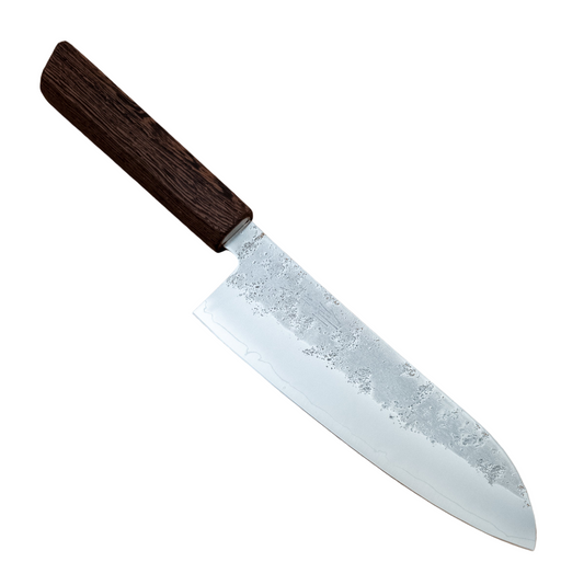 167mm SUNCRAFT SENZO Retro Ginsan Wa Santoku