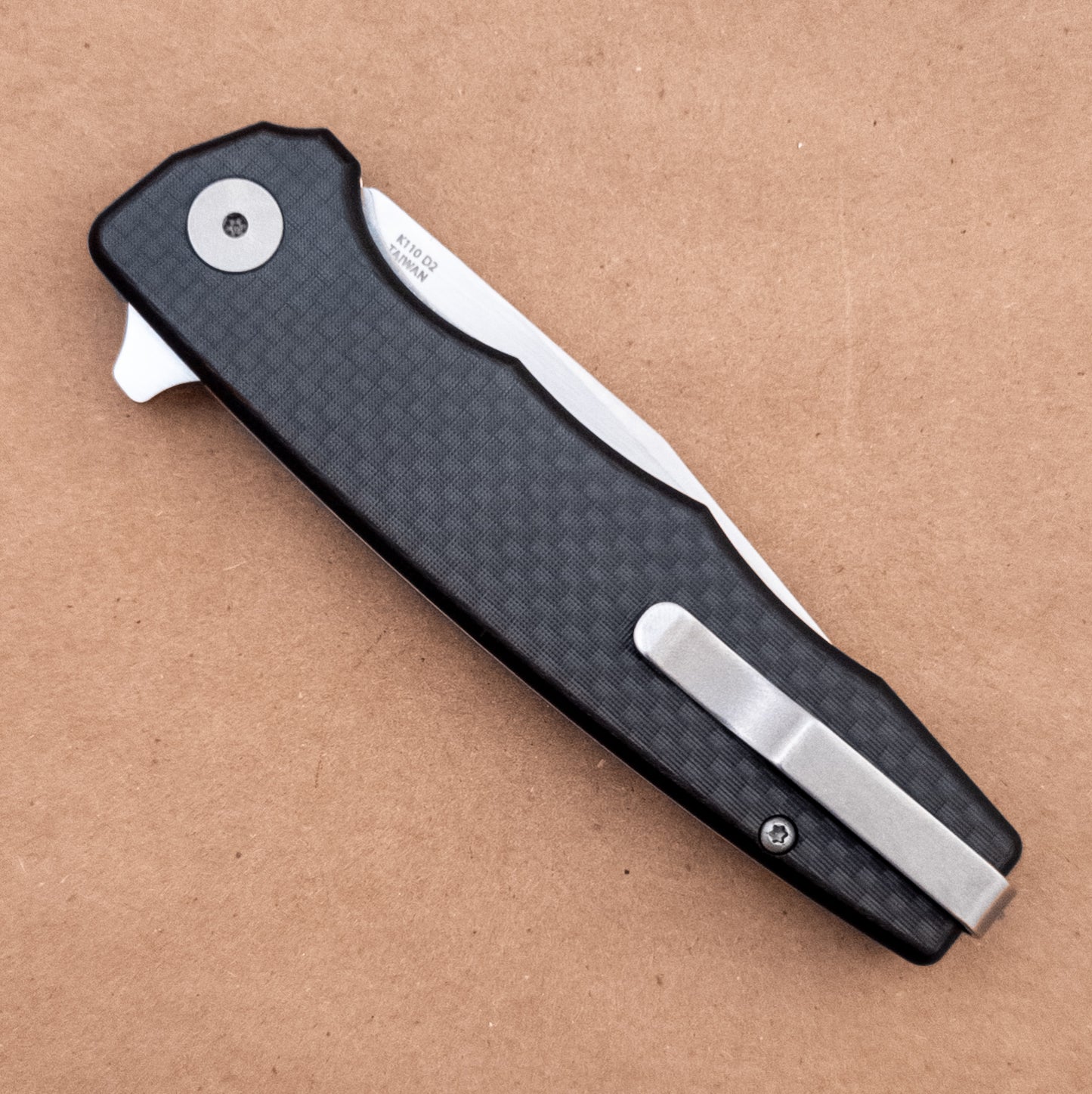 3.5" Ocaso Strategy D2 Carbon Fiber G10 Satin Flipper
