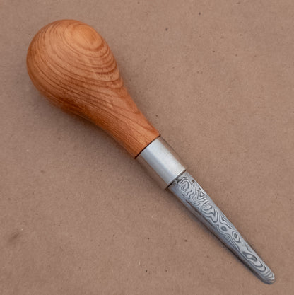 Monolith Knives Damascus Oyster Shucker Douglas Fir