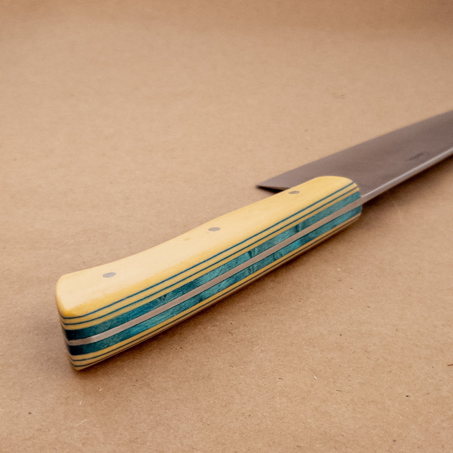 190mm Carter Cutlery Gyuto Micarta Yo Handle