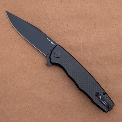 3.5" Ocaso Strategy D2 Carbon Fiber G10 Flipper