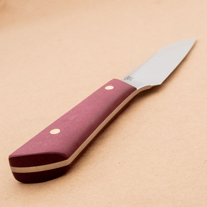 88mm Josh Fisher Nitro-V Paring Maroon Richlite Handle