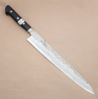 270mm Teruyasu Fujiwara Maboroshi Shirogami Sujihiki - Swanson Signature Regrind