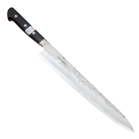 270mm Teruyasu Fujiwara Maboroshi Shirogami Sujihiki - Swanson Signature Regrind