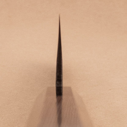180mm Hatsukokoro Kumokage Damascus Aogami Wa Santoku