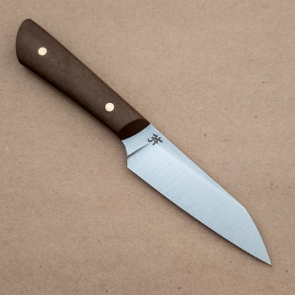 88mm Josh Fisher Nitro-V Paring Brown Richlite Handle