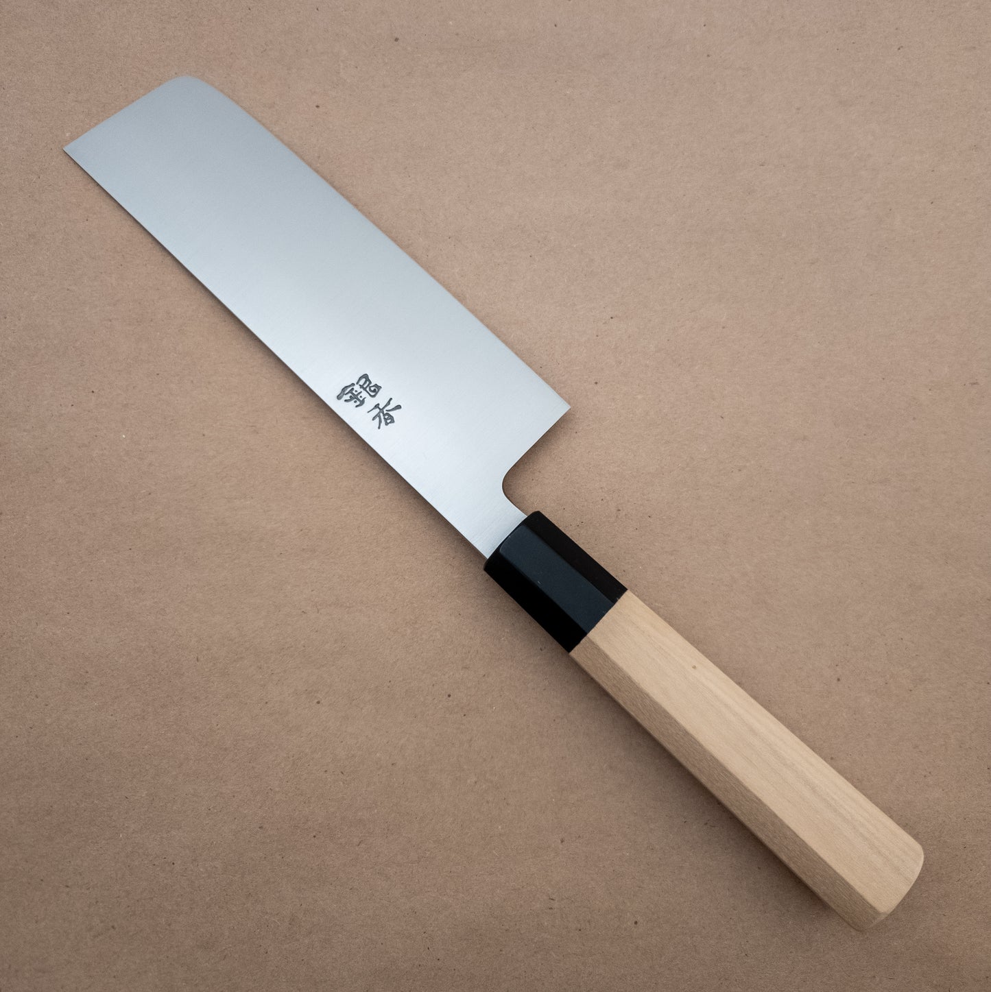 180mm Ashi Ginga Carbon Steel Wa Nakiri