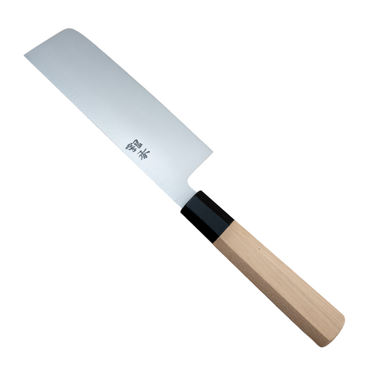 180mm Ashi Ginga Carbon Steel Wa Nakiri