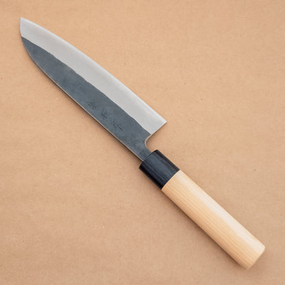 180mm Muneishi Stainless Clad AO2 Wa Santoku