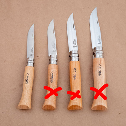 Opinel No.06 Beech Wood Stainless Steel Folding Knife