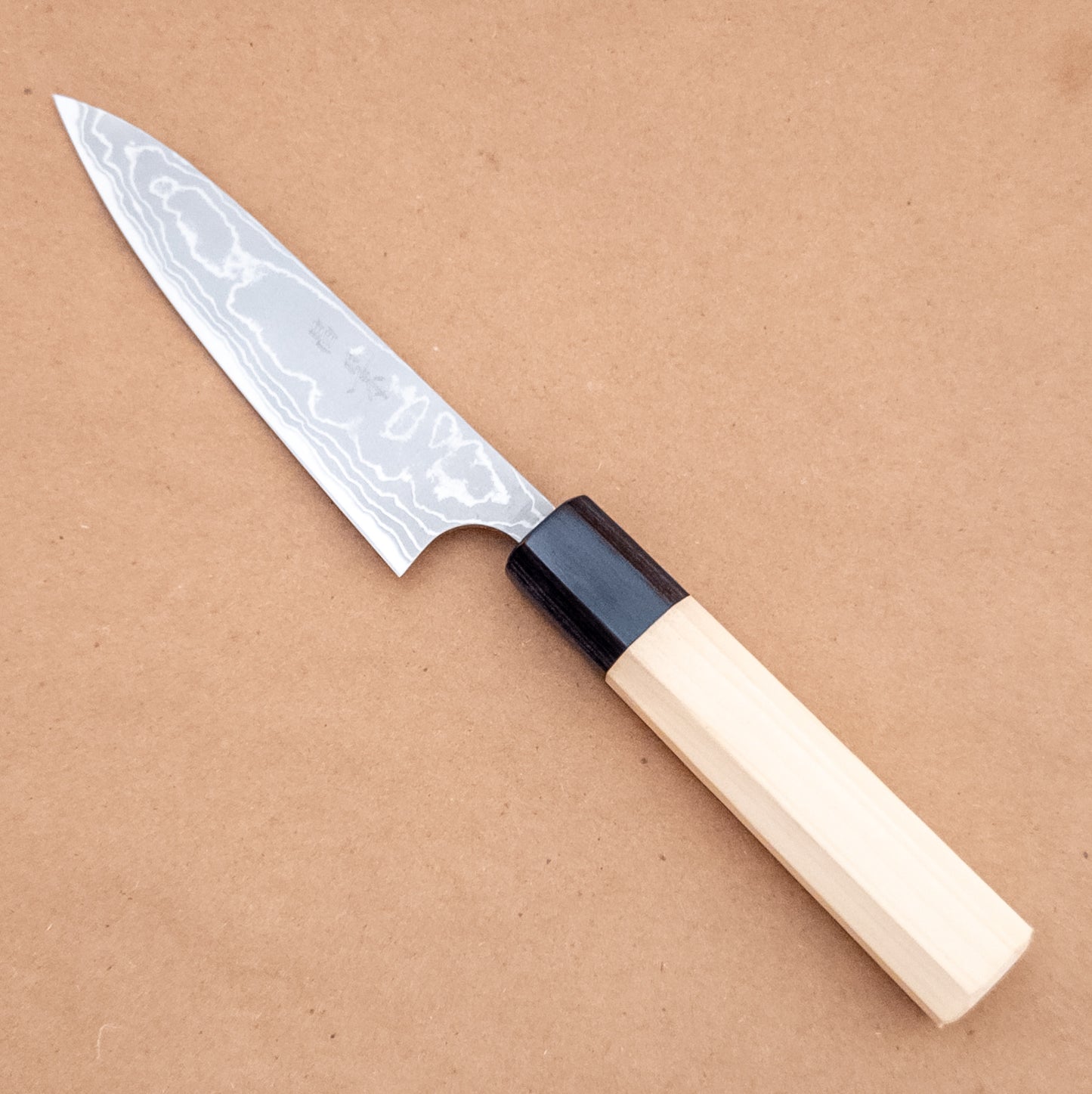 120mm Masakage Shimo Shirogami Damascus Wa Petty Utility