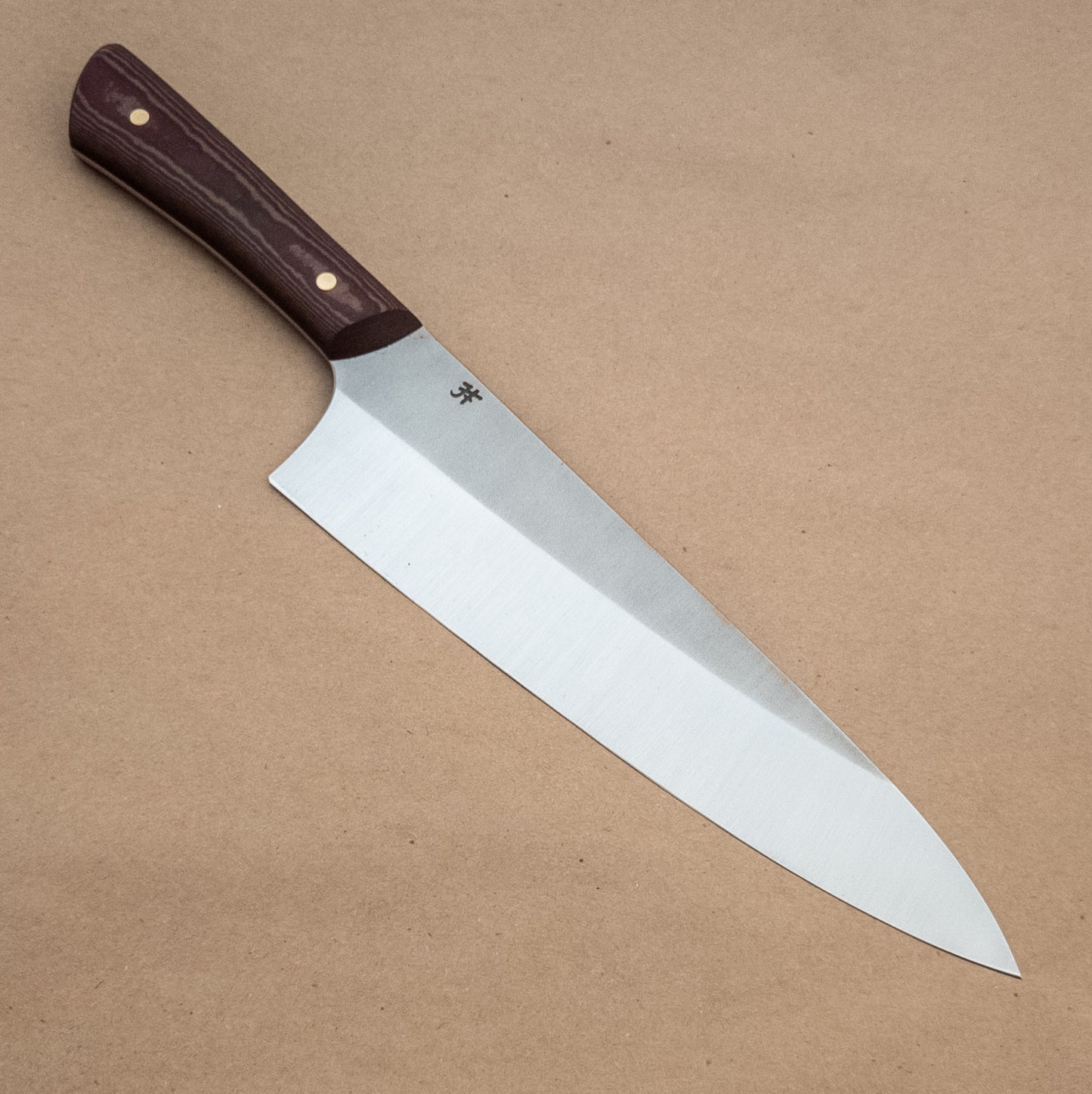 200mm Josh Fisher Nitro-V Chef Cabernet Richlite Handle