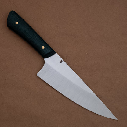 165mm Josh Fisher Nitro-V Chef Green Jute Handle