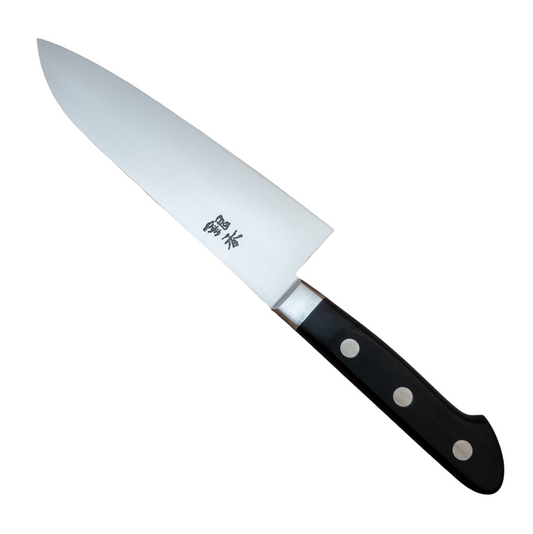 180mm Ashi Ginga Carbon Steel Santoku