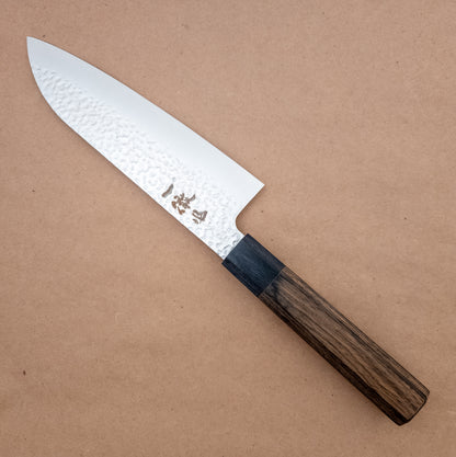 180mm Ittetsu VG10 Damascus Wa Santoku