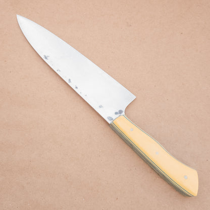 190mm Carter Cutlery Gyuto Micarta Yo Handle