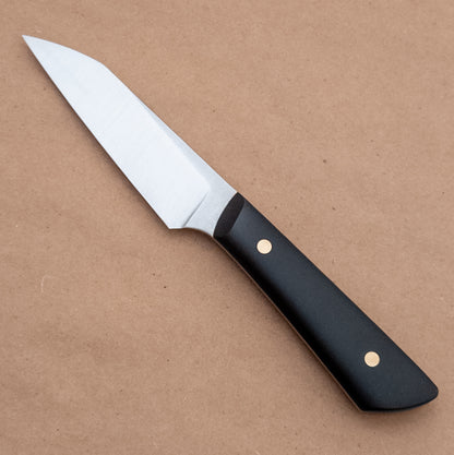 88mm Josh Fisher Nitro-V Paring Black Richlite Handle