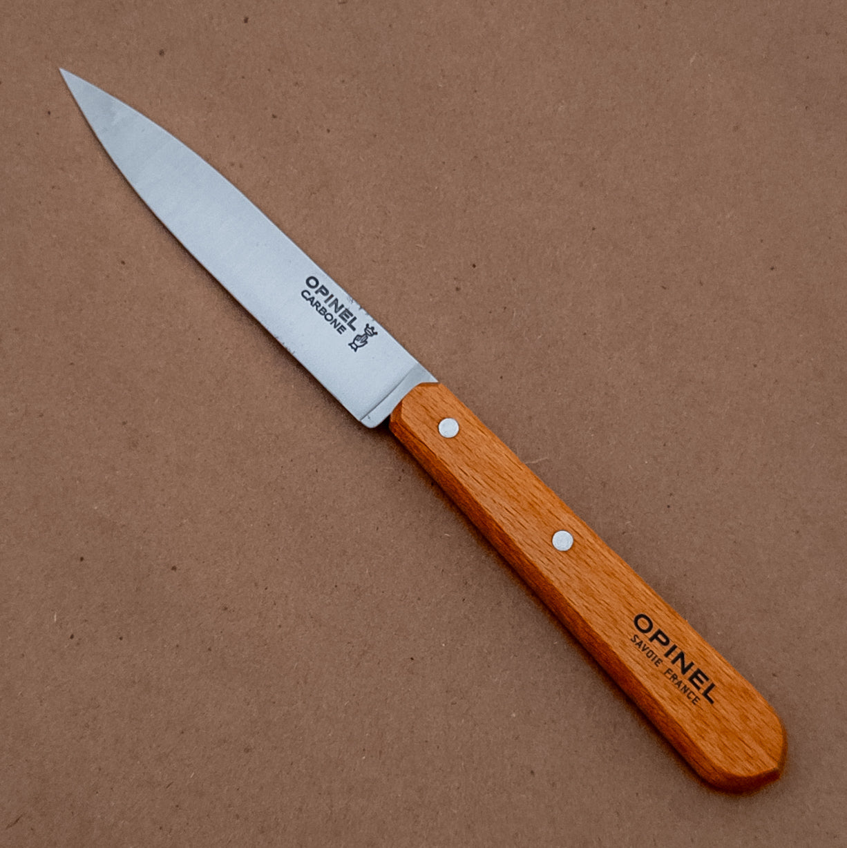 Opinel No.102 Carbon Steel Paring Knives (Set of 2)