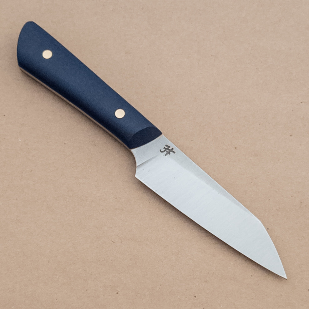 88mm Josh Fisher Nitro-V Paring Blue Richlite Handle