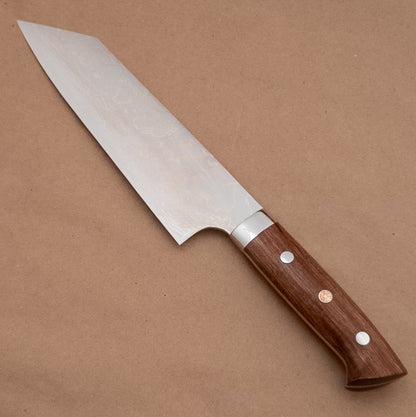 170mm Saji Aogami Rainbow Damascus Bunka Ironwood Yo Handle