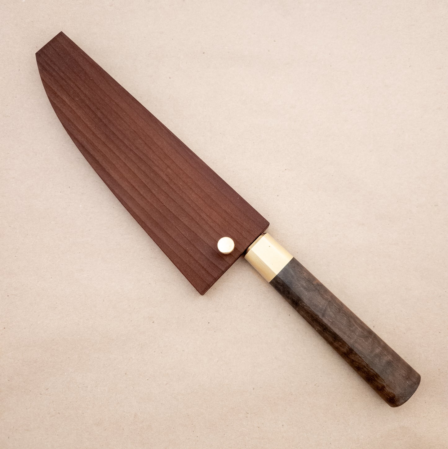 185mm Monolith Apex Aogami Super Bunka with Saya