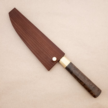 185mm Monolith Apex Aogami Super Bunka with Saya