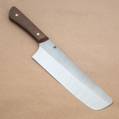 165mm Josh Fisher Nitro-V Nakiri Brown Richlite Handle