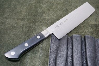 Tojiro Classic Damascus Nakiri Knife - 165mm - District Cutlery