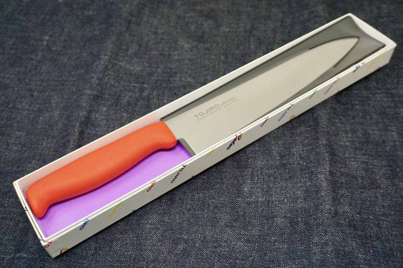 Tojiro Color Series Red Chef Knife - 210mm - District Cutlery