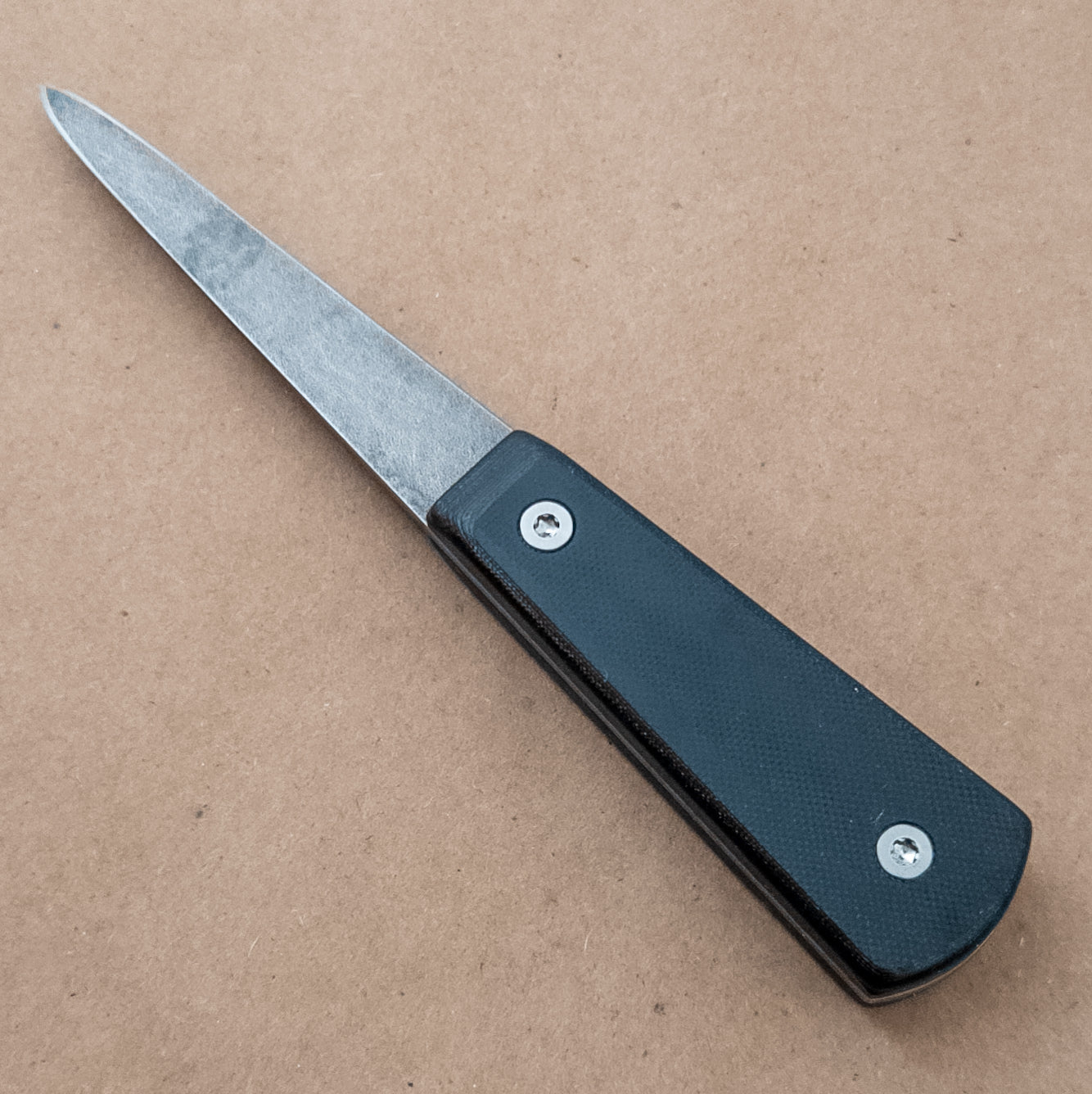 Town Cutler Black G10 Oyster Shucker - District Cutlery