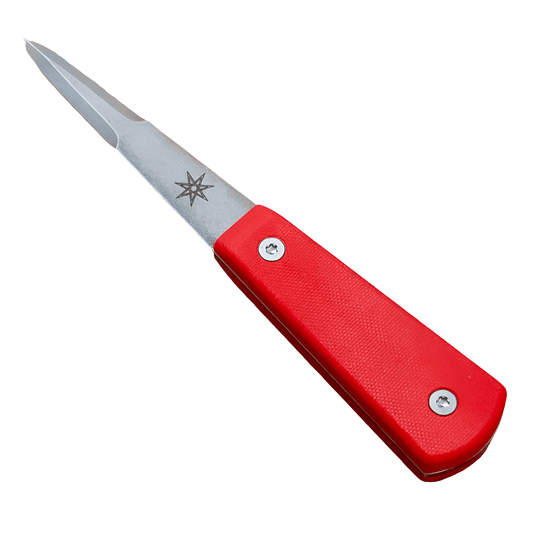 Town Cutler Red G10 Oyster Shucker - District Cutlery