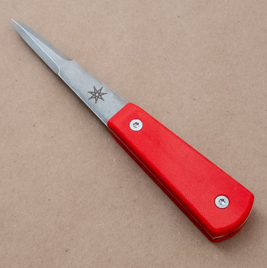 Town Cutler Red G10 Oyster Shucker - District Cutlery