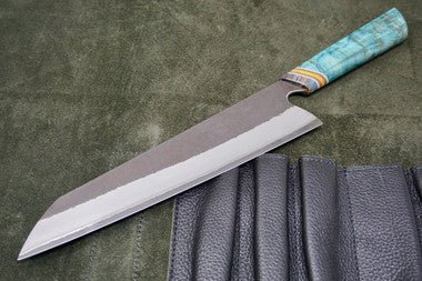 Tre' Hill San Mai Gyuto O1 Spalted Maple - District Cutlery