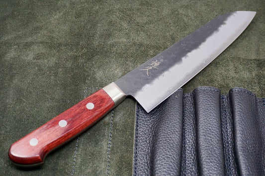 Tsunehisa AS Kurouchi Nishiji Santoku 180mm - District Cutlery