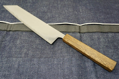 Tsunehisa Nickel Damascus Kiritsuke Chef Knife 240mm - District Cutlery