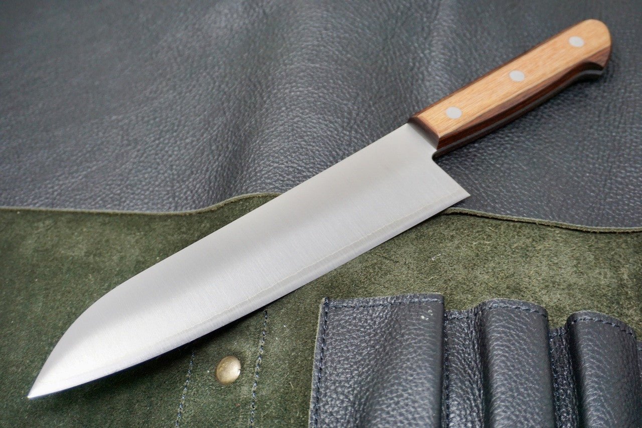 Tsunehisa SLD Santoku 180mm Light Brown - District Cutlery