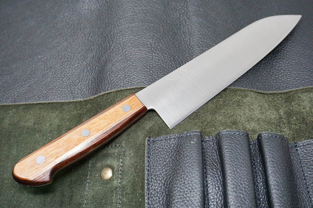 Tsunehisa SLD Santoku 180mm Light Brown - District Cutlery