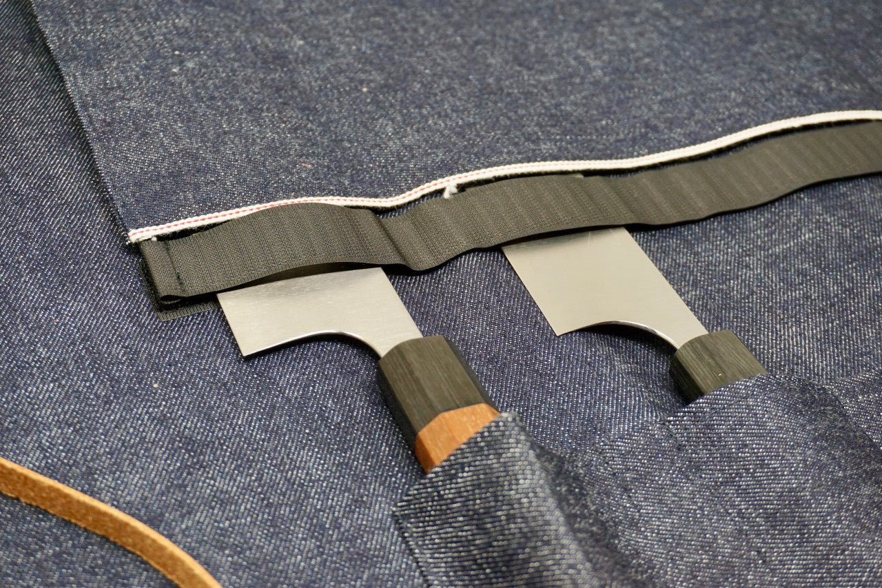 West Japan Tools Denim Knife Roll - District Cutlery